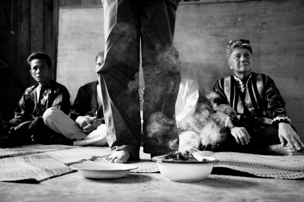 Subanon elders hold an indigenous trial of the Canadian mining companies.