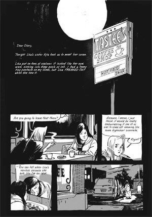 Page from Skim by Jillian and Mariko Tamaki. Click to enlarge