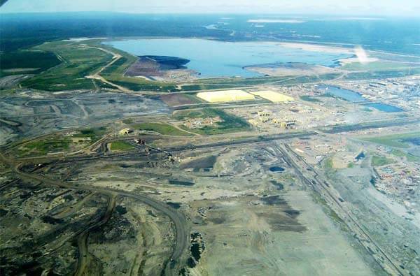 Syncrude's Mildred Lake mine site near Fort MacMurray.