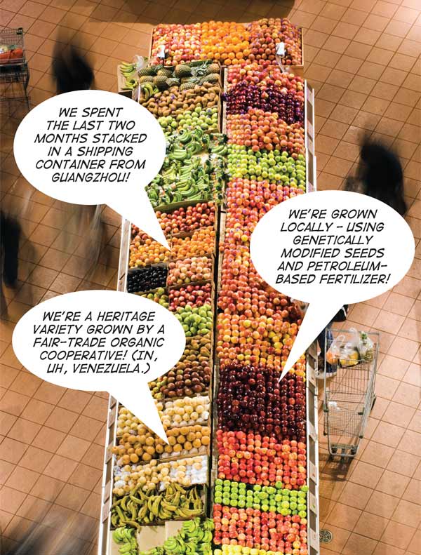 Permaculture means taking more responsibility for knowing how your food got to your plate.