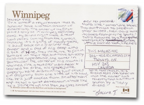 Winnipeg, Manitoba - Back