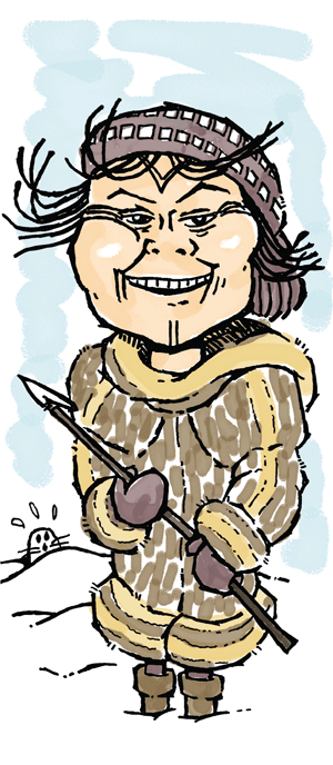 Aaju Peter. Illustration by David Donald.