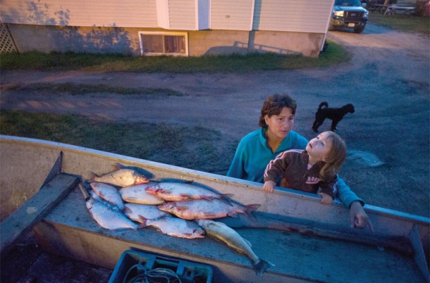 Fort Chipewyan residents are increasingly afraid to consume the fish pulled from Lake Athabasca. Photo by Ian Willms.