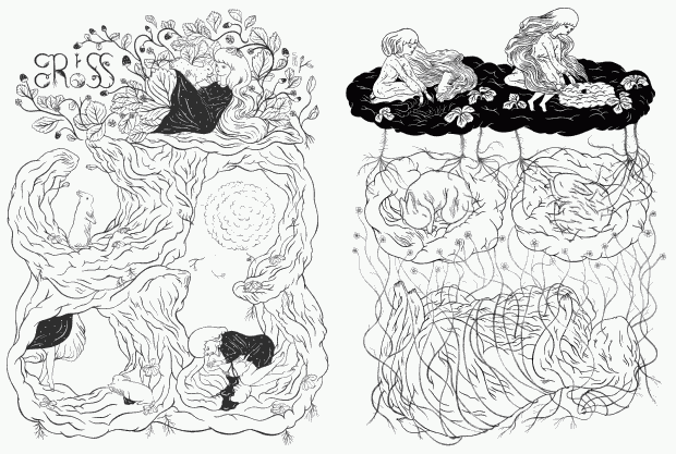 Selena Wong's 1st place winning entry in the Great Canadian Literary Hunt graphic narrative cateogry, “Criss Cross”. CLICK TO ENLARGE Selena Wong's 1st place winning entry in the Great Canadian Literary Hunt graphic narrative cateogry, “Criss Cross”. CLICK TO ENLARGE